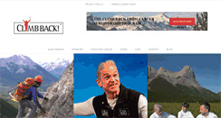 Desktop Screenshot of climbback.com